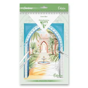 Clairefontaine Odelia Gardens Malvorlagen A4, 20 Blatt